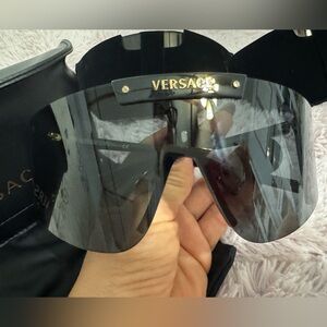 Versace Gold and Black VR Visor